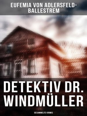 cover image of Detektiv Dr. Windmüller